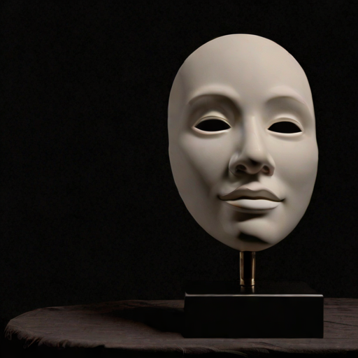 Porcelain mask at Stem feature strength 0